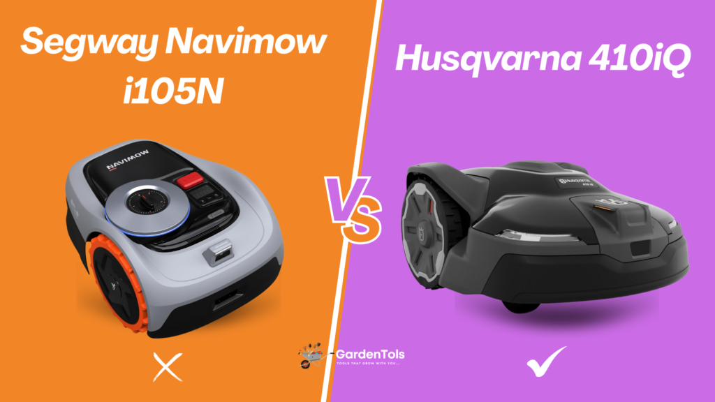 Segway Navimow i105N vs Husqvarna 410iQ