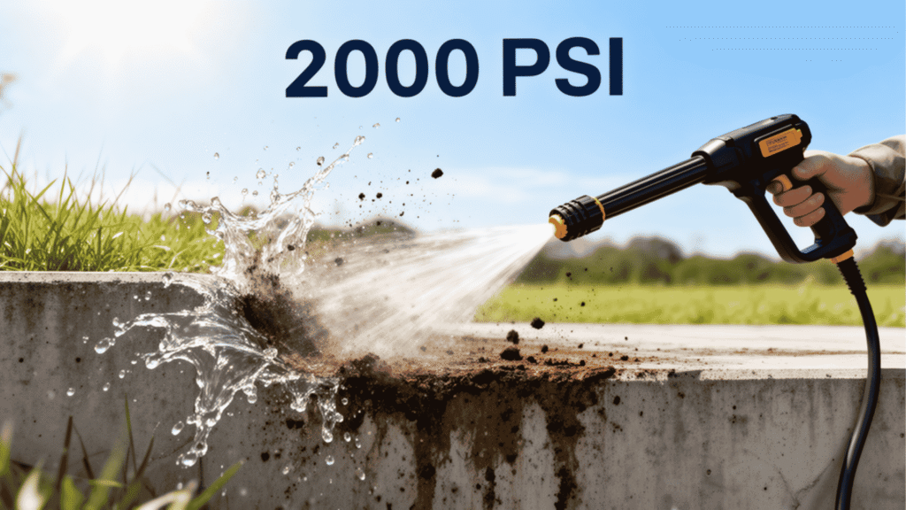 Is 2000 PSI Enough to Clean Concrete?