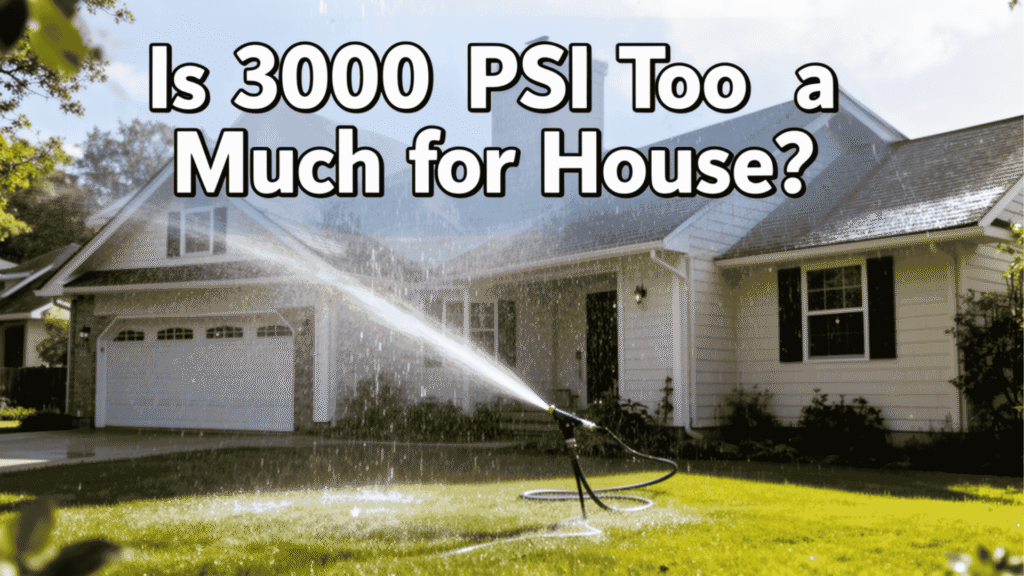 Is 3000 PSI Too Much for a House?