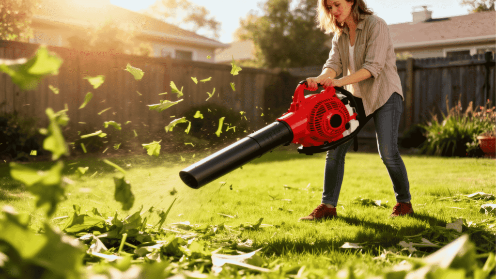 Can I Use a Leaf Blower for Grass Clippings?